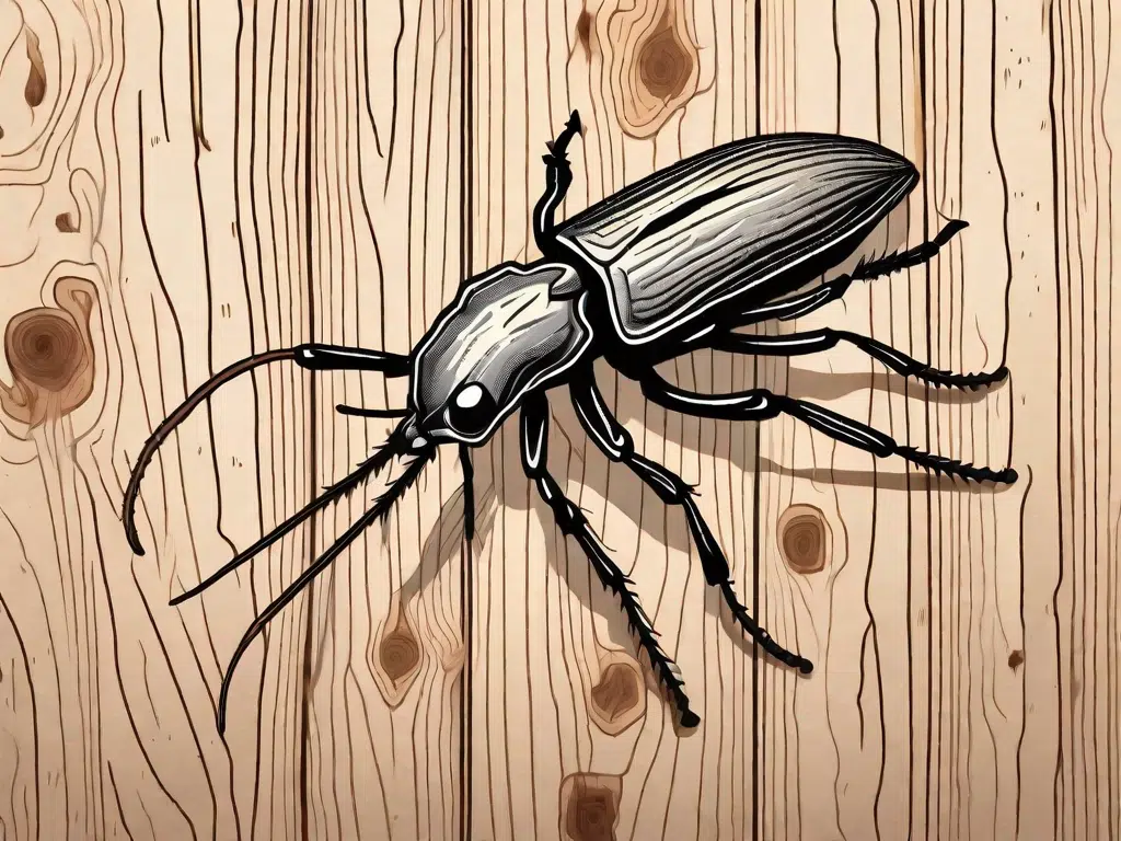 A house longhorn beetle